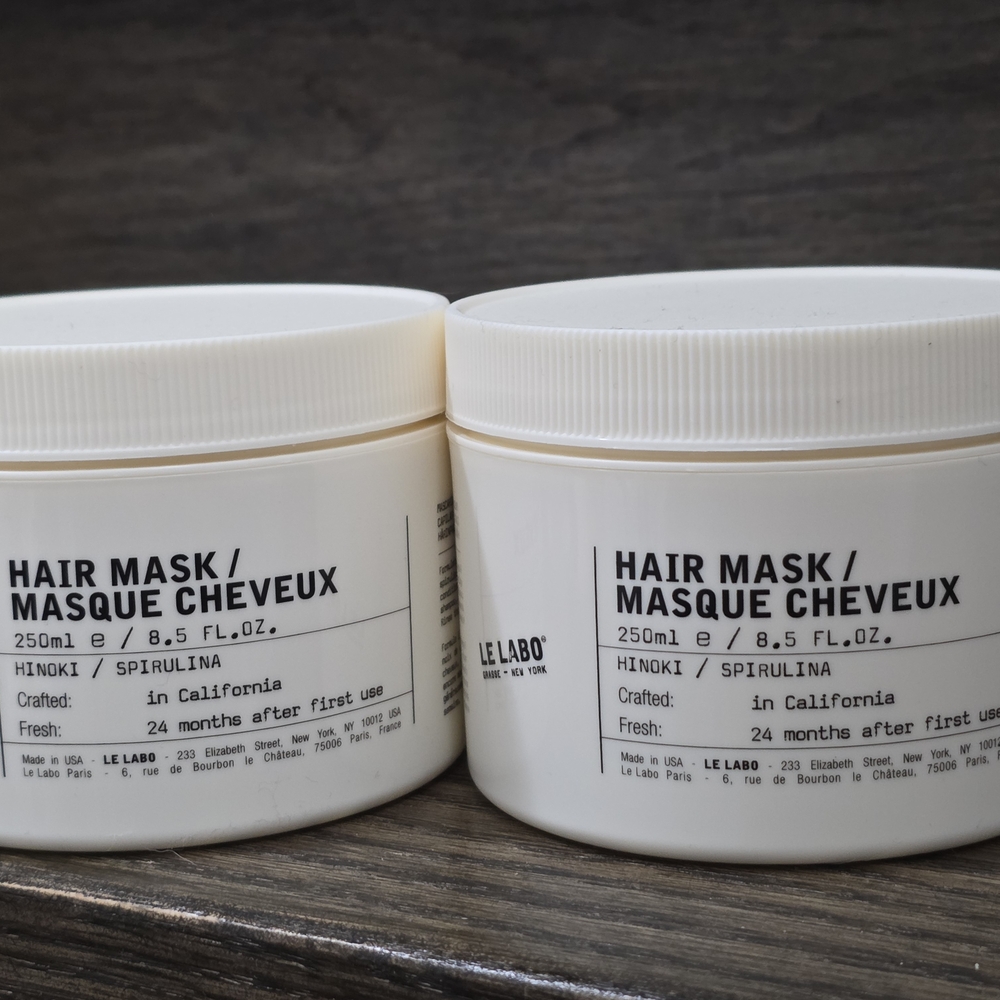 Le Labo Hair Mask Set - Cream with Black Text